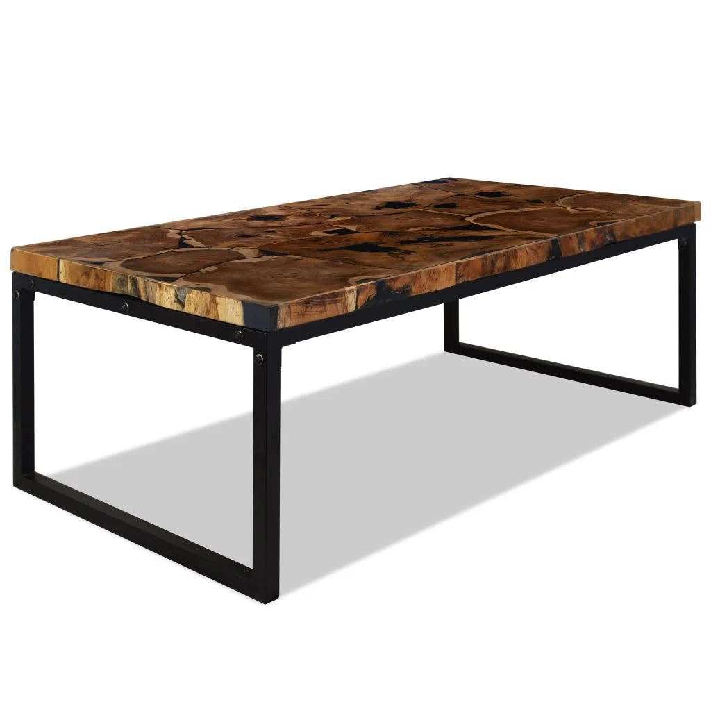 Coffee Table End Table Side Table Living Room Furniture Teak Resin