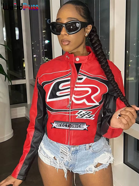 "EQ" Red Varsity Jacket