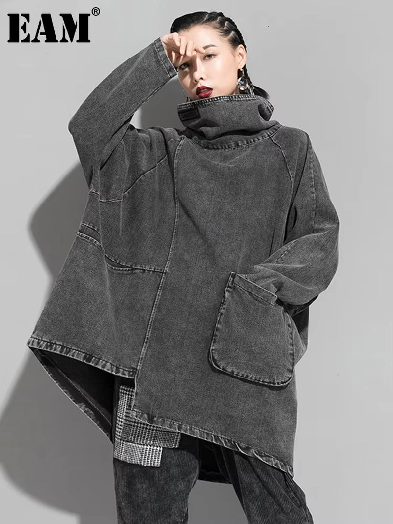 High Collar Oversized Jacket