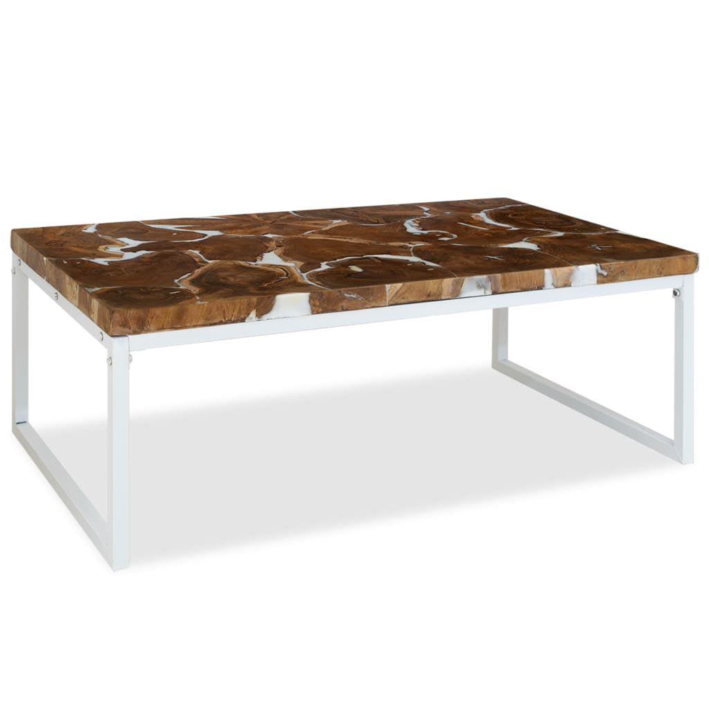 Coffee Table End Table Side Table Living Room Furniture Teak Resin