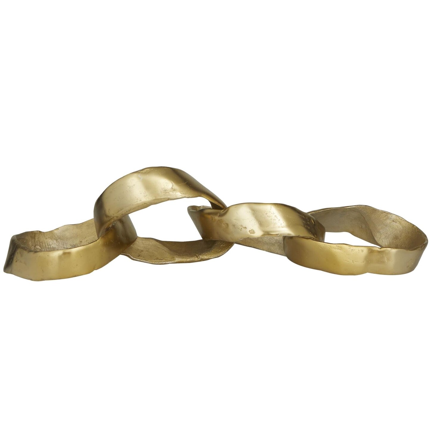 The Novogratz Aluminum Chain Sculpture, 20" X 8" X 4", Gold 20" X 8" X 4"