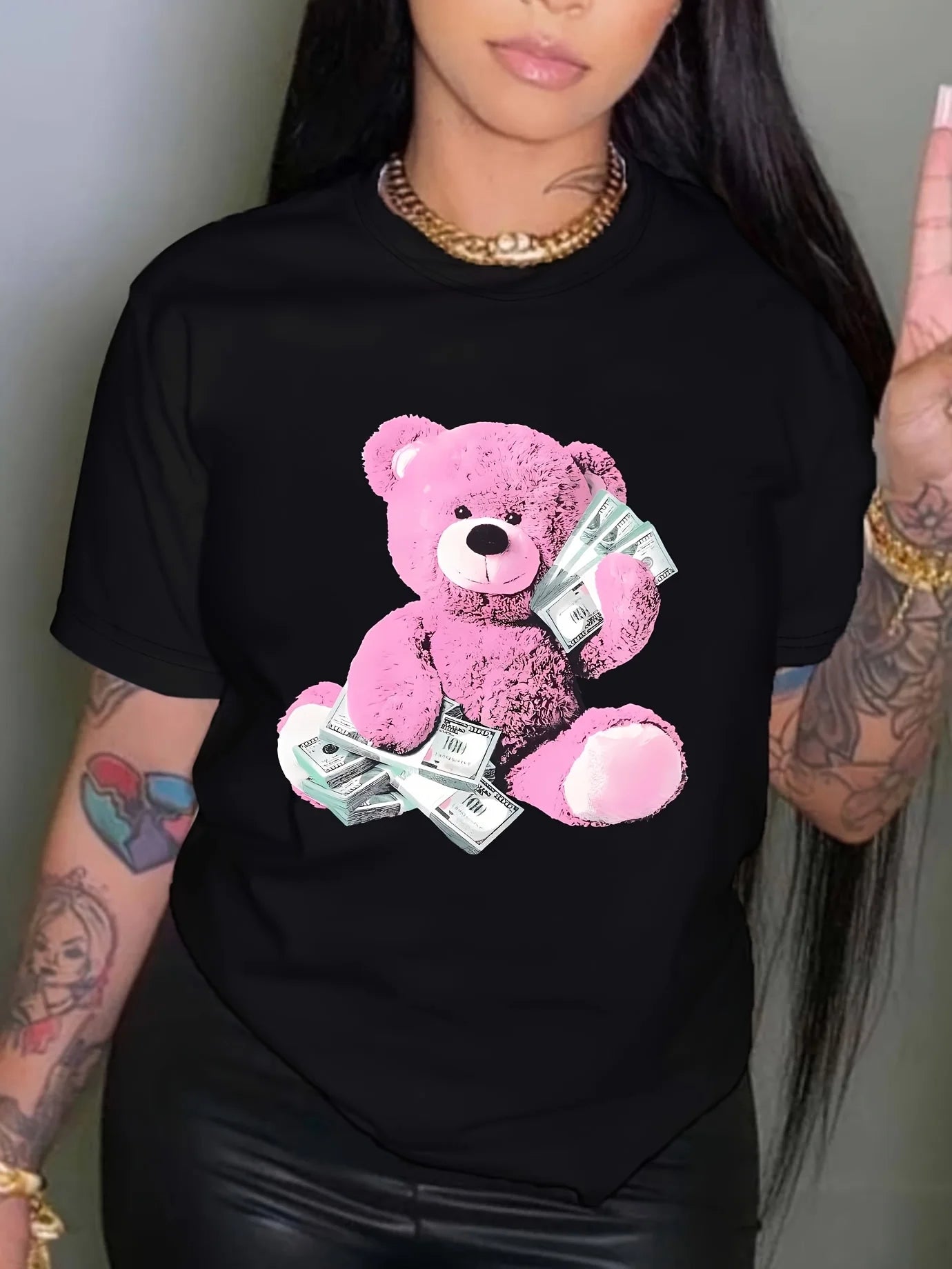 Money Bear Printed Tee