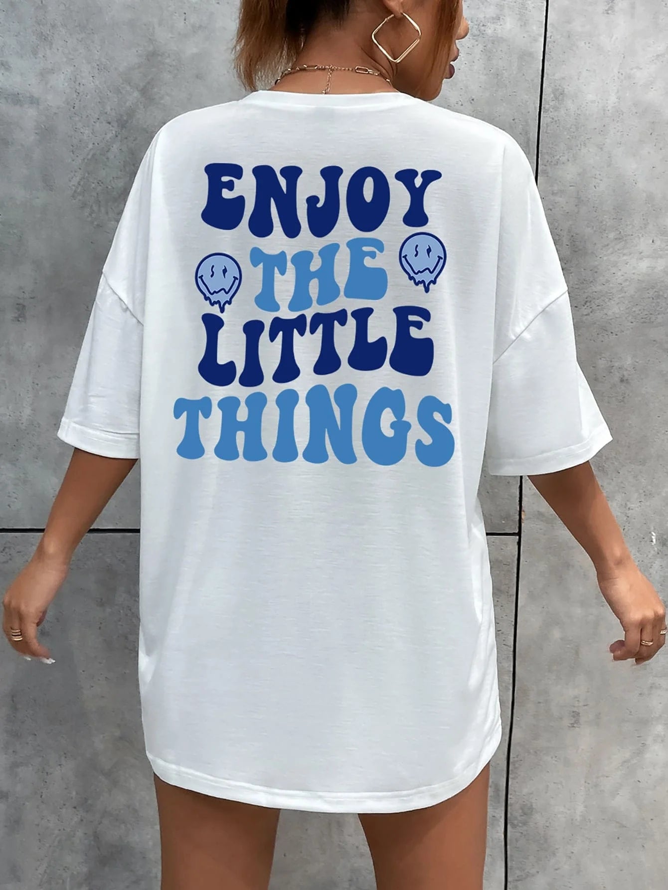 Enjoy the Little Things White Tee