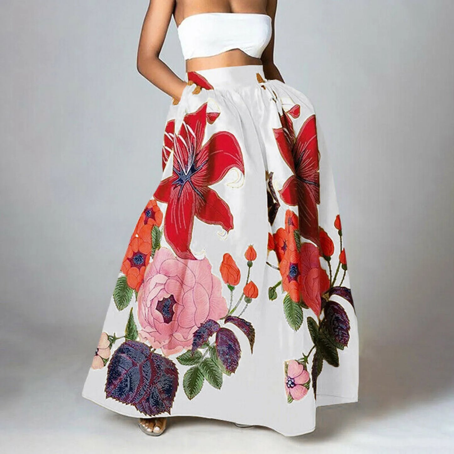 Floral Maxi Skirt