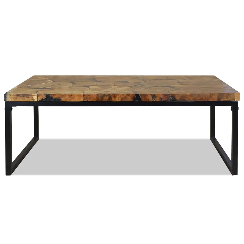 Coffee Table End Table Side Table Living Room Furniture Teak Resin