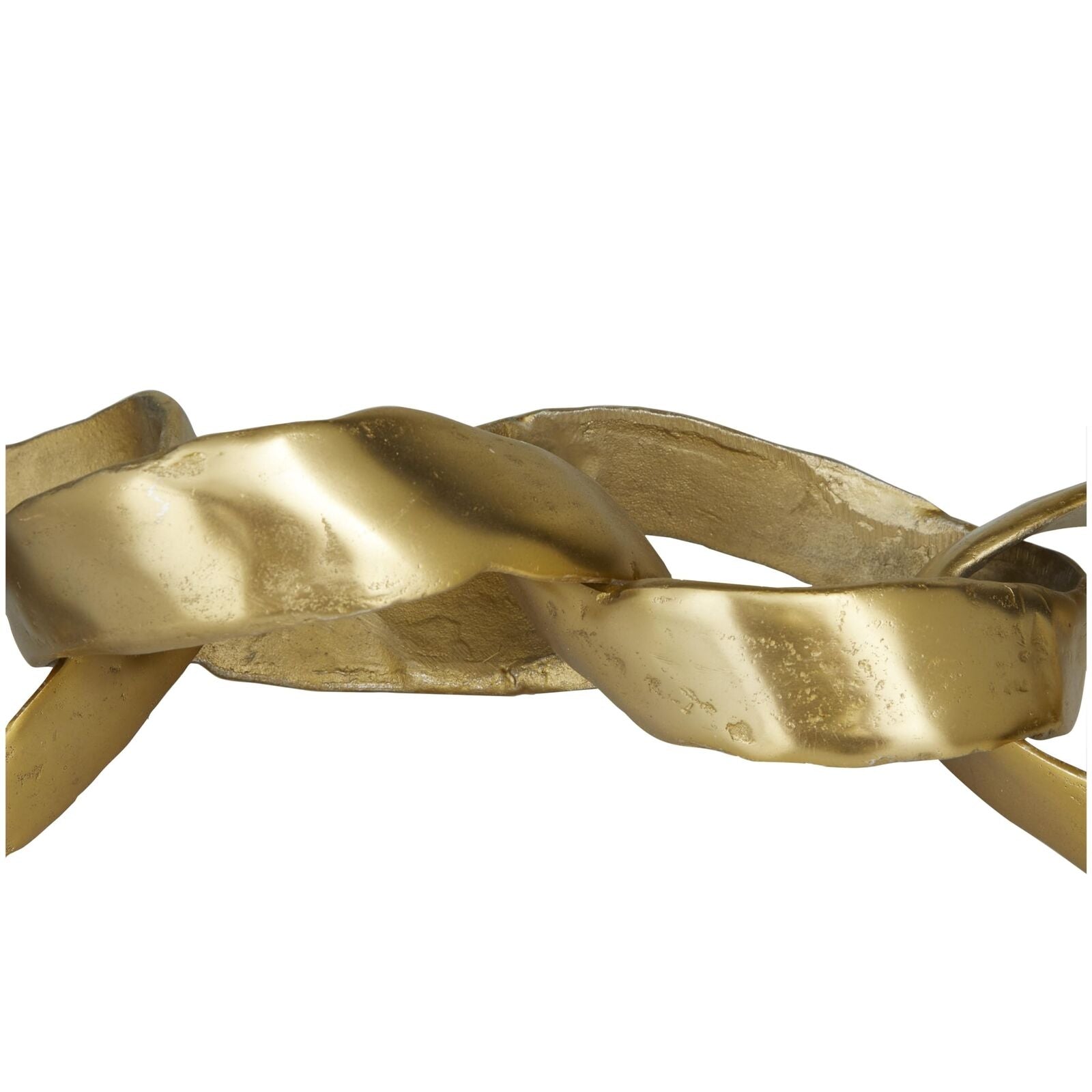 The Novogratz Aluminum Chain Sculpture, 20" X 8" X 4", Gold 20" X 8" X 4"