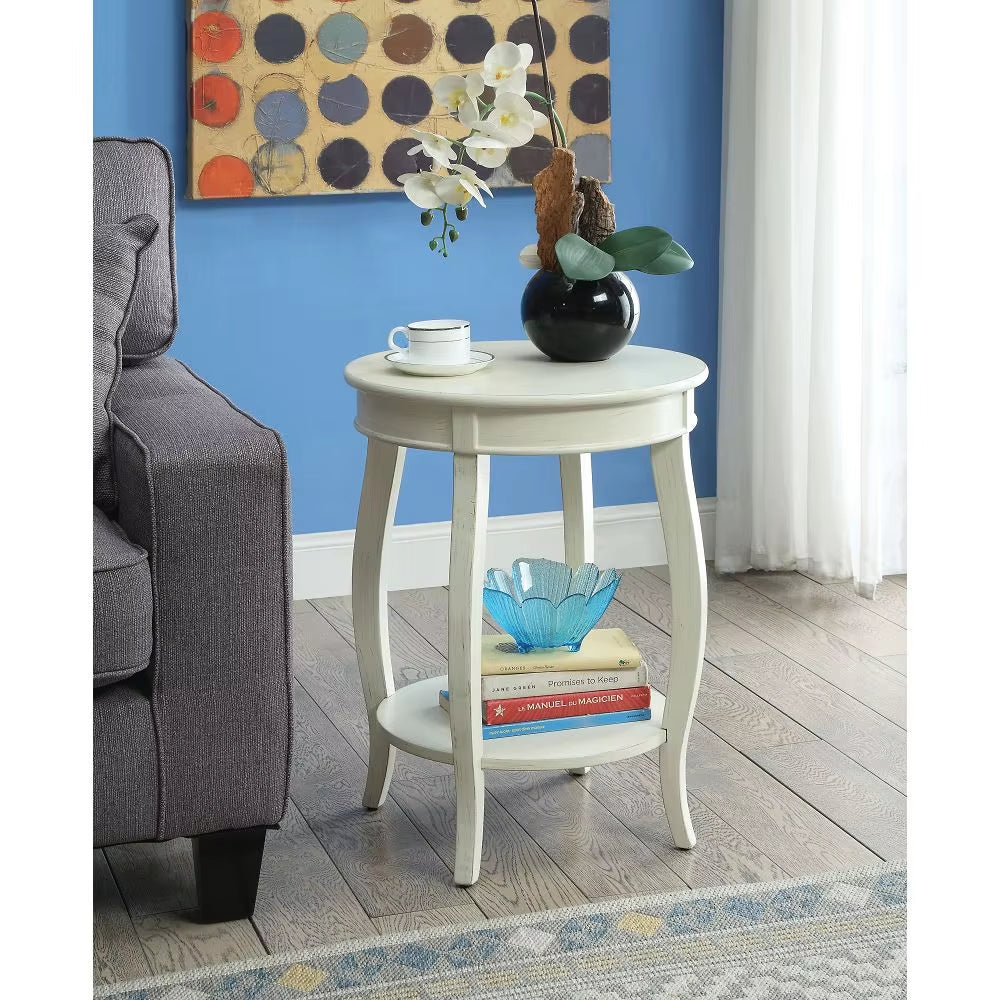 US Warehouse Coffee Side Table Side Table in Antique White Side Table End Table Coofee Table